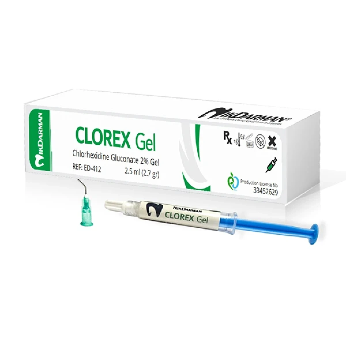 ژل کلرهگزیدین گلوکونات نیک درمان | Clorex Gel Chlorhexidine Gluconate 2% ژل کلرهگزیدین گلوکونات نیک درمان | Clorex Gel Chlorhexidine Gluconate 2%