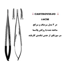 سوزنگیر کاسترو ۱۸ سانت روکش پلاسما(صاف و کج)