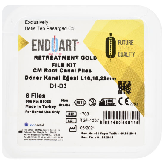 فایل روتاری اندوآرت گلد ریتریتمنت Retreatment Files فایل روتاری اندوآرت گلد ریتریتمنت Retreatment Files