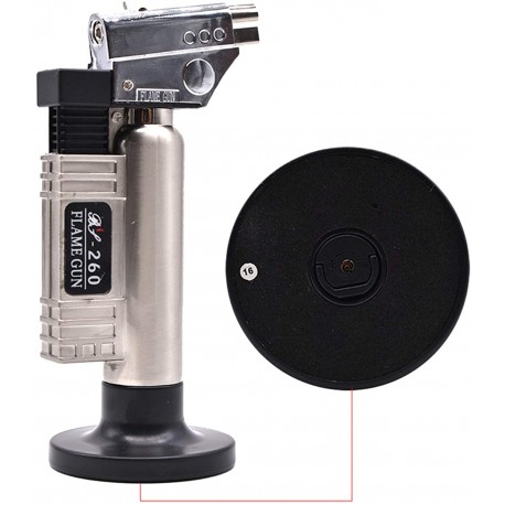 فندک پایه دار دو حالته بدنه فلزی جت 260 فندک پایه دار دو حالته بدنه فلزی جت 260