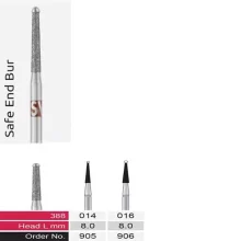 فرز الماسی دسته نقره ای 388-Safe END (جهت استفاده توربین) BTM