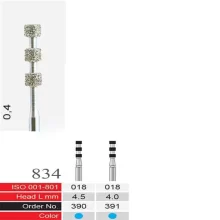 فرز الماسی دسته نقره ای BTM مدل Depth Marking – 834