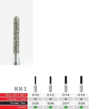 فرز الماسی دسته نقره ای BTM مدل Cylinder End Round 881