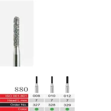 فرز الماسی دسته نقره ای BTM مدل Cylinder End Round 880