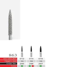 فرز الماسی دسته نقره ای BTM مدل Flame 863
