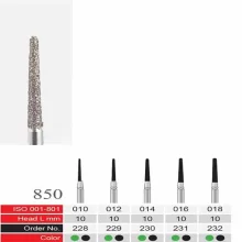 فرز الماسی دسته نقره ای BTM مدل Conical end Round 850
