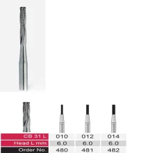 فرز کارباید دسته 19mm (جهت استفاده توربین) CB31L – VerDent