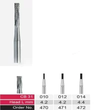 فرز کارباید دسته 19mm (جهت استفاده توربین) CB31 – VerDent