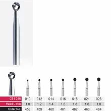 فرز کارباید دسته 25mm (جهت استفاده توربین) Round – CB1.316 VerDent