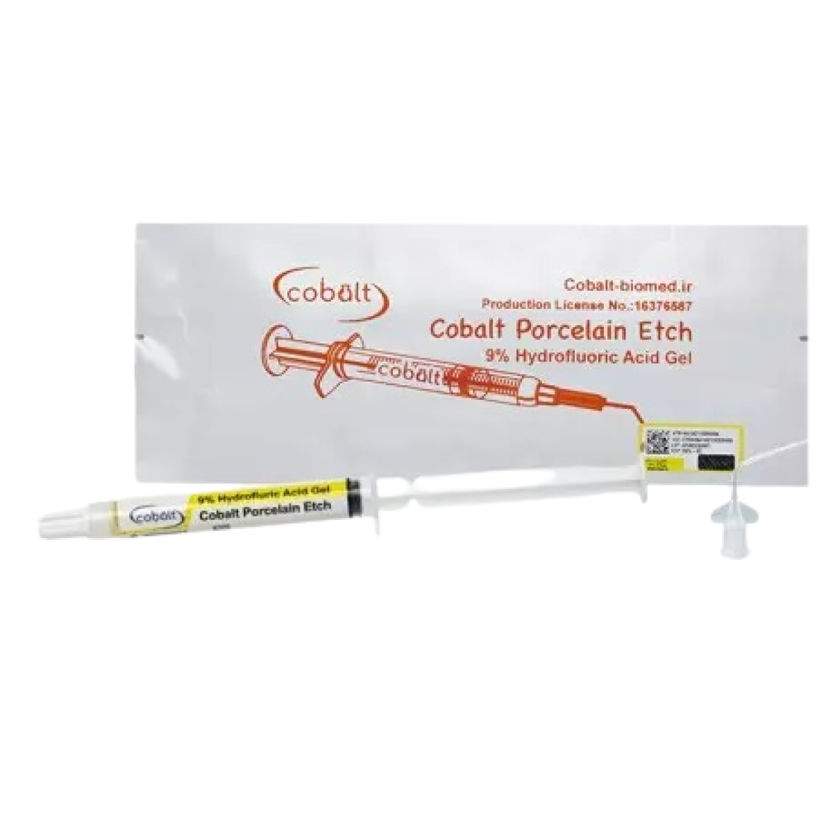 اسید اچ پرسلن کبالت Porcelain Etch %9.6 اسید اچ پرسلن کبالت Porcelain Etch %9.6