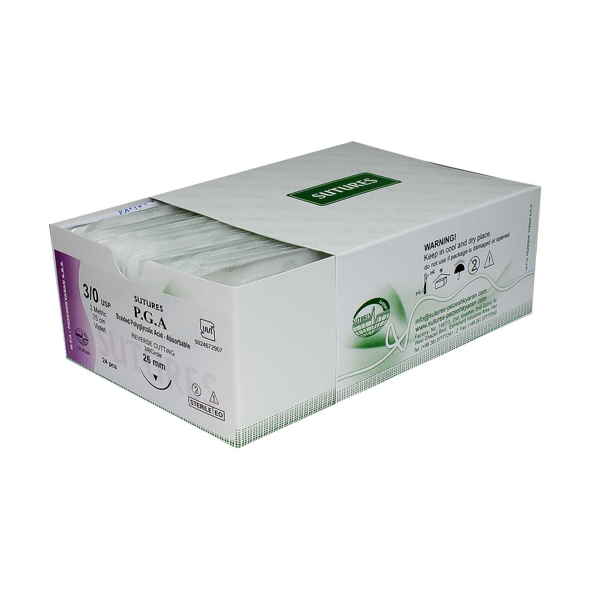 نخ بخیه ویکریل سوچرز | P.G.A Surgical Sutures نخ بخیه ویکریل سوچرز | P.G.A Surgical Sutures