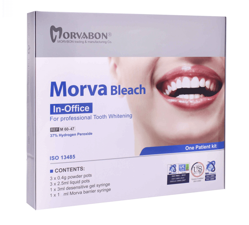 کیت بلیچینگ آفیس مروابن 37 درصد Morva Bleach Office کیت بلیچینگ آفیس مروابن 37 درصد Morva Bleach Office