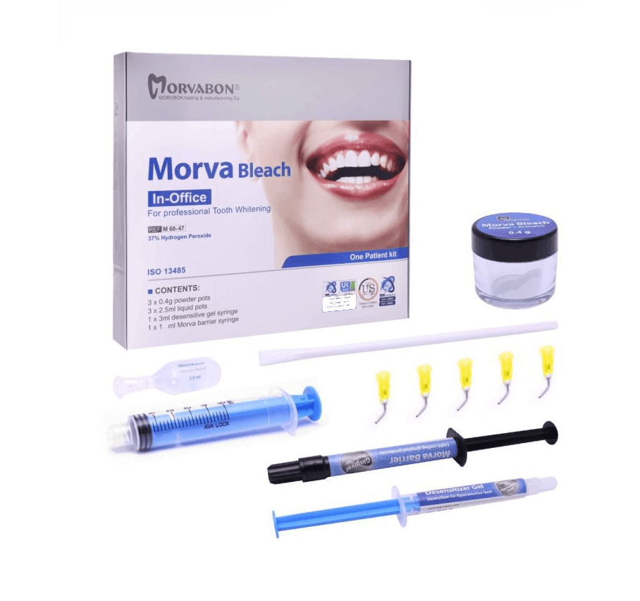 کیت بلیچینگ آفیس مروابن 37 درصد Morva Bleach Office کیت بلیچینگ آفیس مروابن 37 درصد Morva Bleach Office