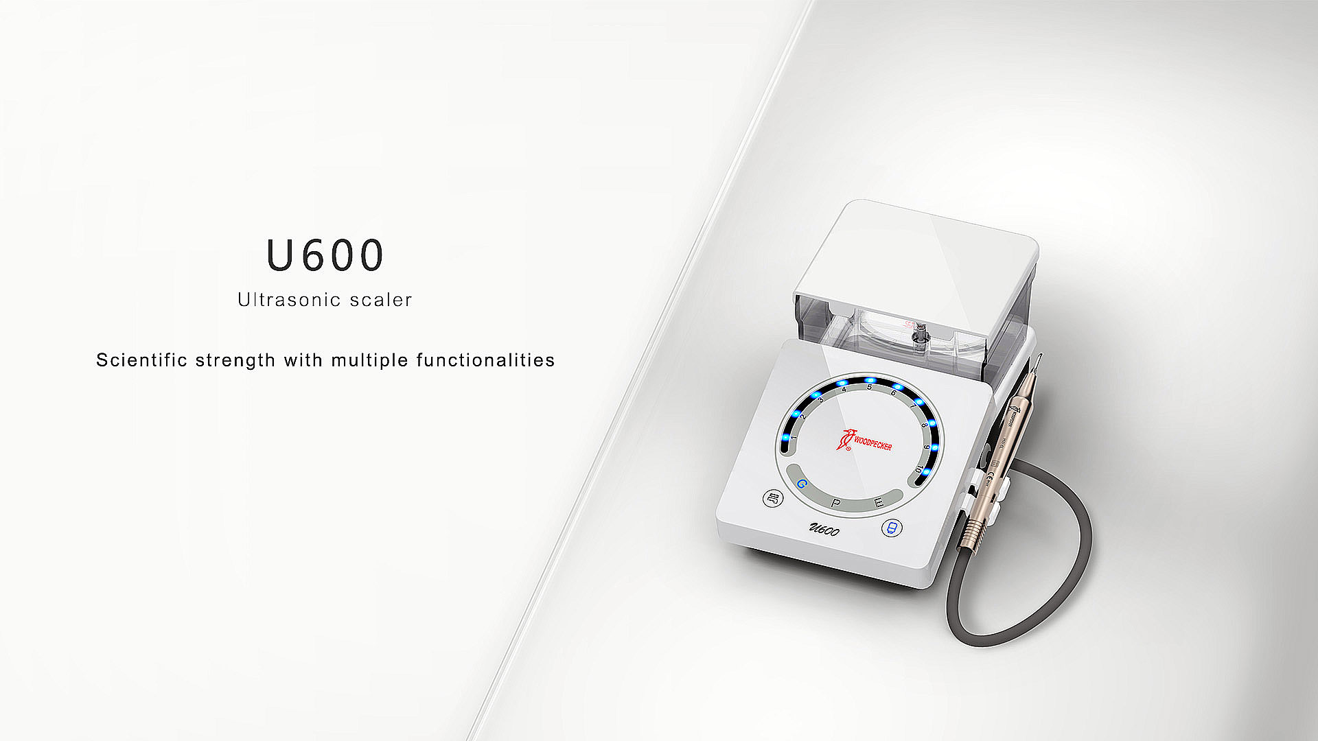 دستگاه جرمگیر دندانپزشکی وودپیکر Woodpecker مدل U600 LED دستگاه جرمگیر دندانپزشکی وودپیکر Woodpecker مدل U600 LED