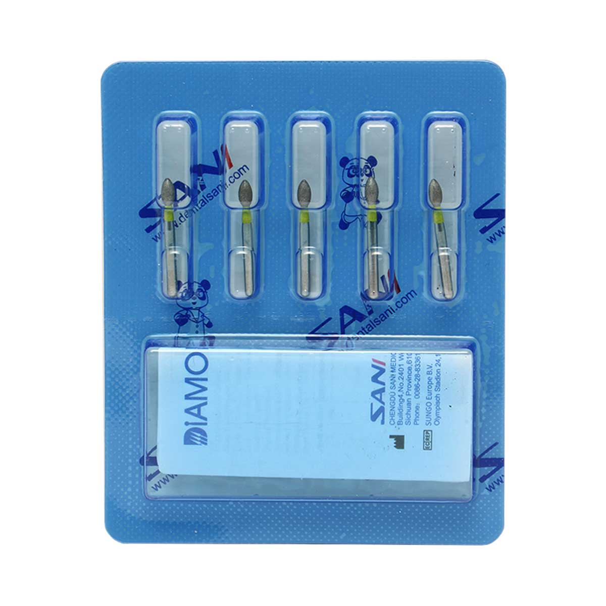 فرز الماسی مدل تخم مرغی توربین | Dental Diamond Burs Egg 833 فرز الماسی مدل تخم مرغی توربین | Dental Diamond Burs Egg 833