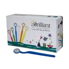 آینه یکبار مصرف BRILLIANT - آینه یکبار مصرف ۵۰ عددی Disposable Mirror - آینه یکبار مصرف دندانپزشکی - Disposable Mirror