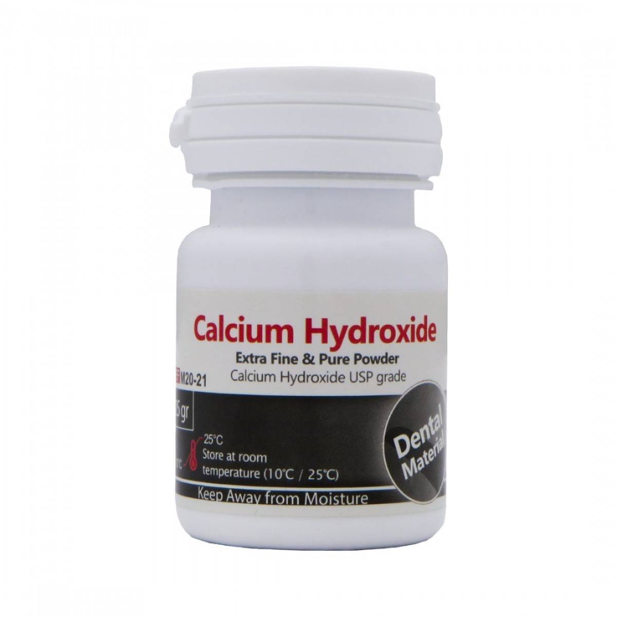 Calcium-hydro.jpeg پودر کلسیم هیدروکساید مروابن - پودر کلسیم هیدروکساید 25 گرمی - فروشگاه آنلاین تجهیزات دندان پزشکی دیجی سرنگ پلاس