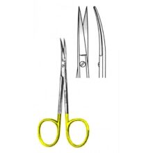 قیچی کارباید اریس سرکج نوک تیز TC دنتال دیوایس?- قیچی دسته طلایی - قیچی الماسه