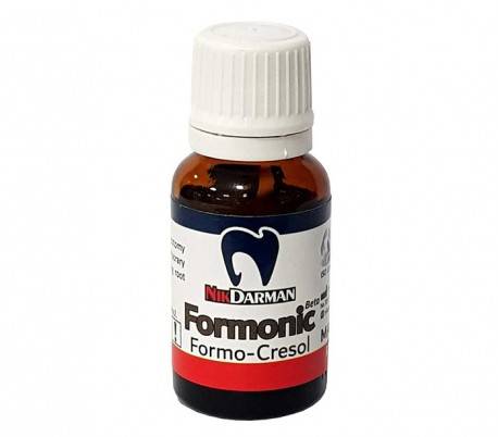 فرموکروزول Nik Darman فرموکروزول Nik Darman - فرموکروزول 15 میل - Formo Cresol - خرید و قیمت محلول ضدعفونی کانال فرموکرزول - FormoCresol
