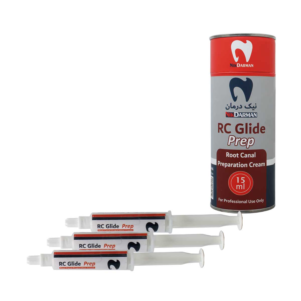 Nik-Darman-RC-Glide-Prep-15ML-2.jpg خرید و قیمت آرسی پرپ 15 میل Nik Darman - خرید آرسی پرپ نرم کننده کانال سه سرنگه نیک درمان - آرسی پرپ 15 میل Nik Darman RC Glide Prep - دندال
