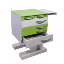 روتور 4 کشو با رویه شیشه مدل RS-3 Classic - نوید اکباتان - روتور 4 کشو مدل RS-3 Classic دارای بدنه تمام MDF، درب هایگلاس، دستگیره آلومینیومی، سینی بغل و چرخ نشکن است - فروشگاه آنلاین تجهیزات پزشکی و دندانپزشکی