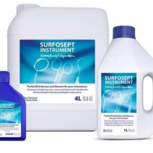 سارفوسپت یک لیتری ابزار - محلول ضدعفونی کننده سارفوسپت _ ضدعفونی کننده اینسترومنت دندانپزشکی - محصولات ضدعفونی رضا راد - محلول کنسانتره