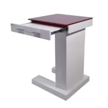 ترالی جراحی T Classic - نوید اکباتان - ترالی T Classic دارای دستگیره فلزی، باکس کشو ضد اسید با ریل ساچمه ای، چرخ نشکن و رنگ الکترواستاتیک پودری جهت استفاده در جراحی ها است - فروشگاه آنلاین تجهیزات دندانپزشکی و پزشکی