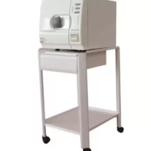 ترالی اتوکلاو TA1 - نوید اکباتان - ترایلی اتوکلاو دارای دو طبقه، باکس کشو با ریل ساچمه ای، چرخ نشکن و رنگ الکترواستاتیک پودری است - فروشگاه آنلاین تجهیزات دندانپزشکی و پزشکی