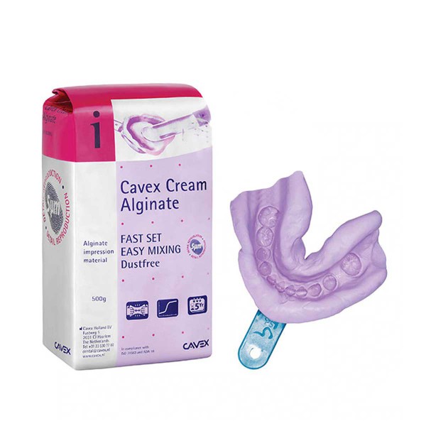 آلژینات خامه ای برند Cavex - خرید و قیمت آلژینات خامه ای کوکس Cream Alginate - آلژینات خامه ای کوکس Cavex Cream Alginate - دیجی سرنگ پلاس - دیجی سرنگ پلاس