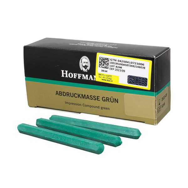 استنس برند Hoffman Denta - کامپاند (استنس) قالبگیری - دیجی سرنگ پلاس - دیجی سرنگ پلاس - دندال - خرید استنس سبز قالبگیری هافمن Impression Compound Hoffman استنس برند Hoffman Denta - کامپاند (استنس) قالبگیری - دیجی سرنگ پلاس - دیجی سرنگ پلاس - دندال - خرید استنس سبز قالبگیری هافمن Impression Compound Hoffman