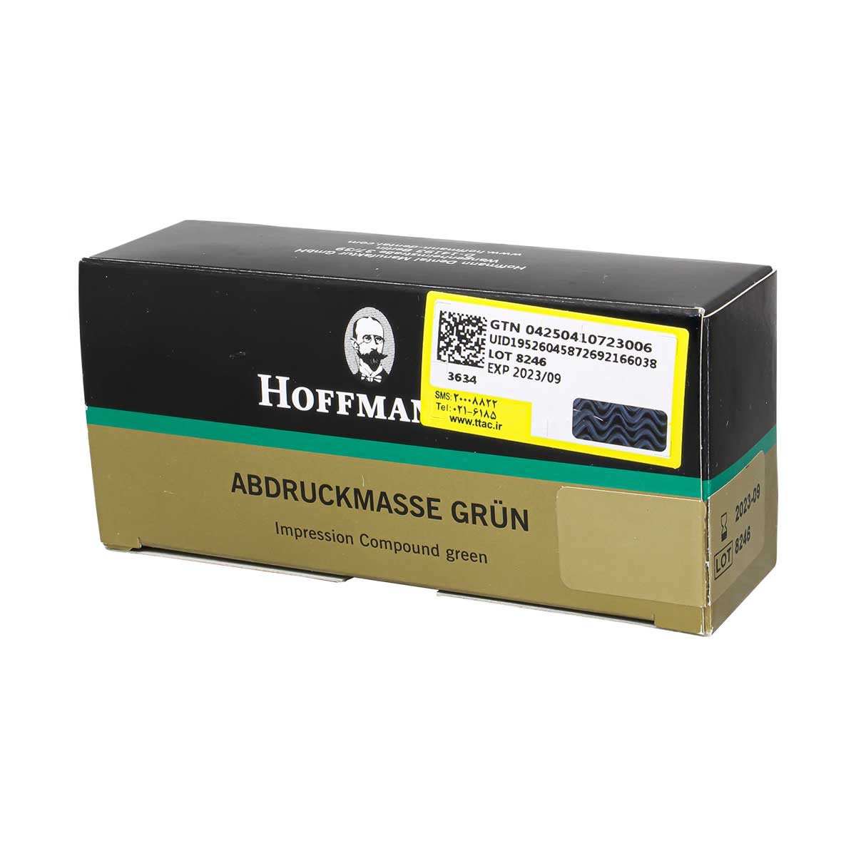 استنس برند Hoffman Denta - کامپاند (استنس) قالبگیری - دیجی سرنگ پلاس - دیجی سرنگ پلاس - دندال - خرید استنس سبز قالبگیری هافمن Impression Compound Hoffman استنس برند Hoffman Denta - کامپاند (استنس) قالبگیری - دیجی سرنگ پلاس - دیجی سرنگ پلاس - دندال - خرید استنس سبز قالبگیری هافمن Impression Compound Hoffman