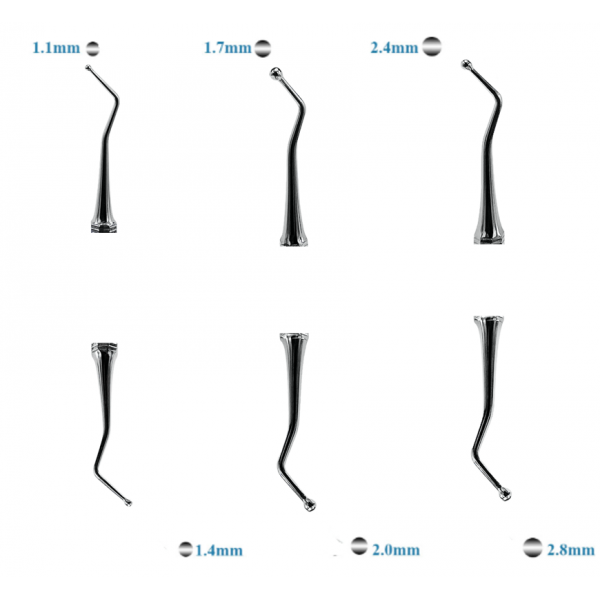 برنیشر Smart Instru - برنیشر دسته هالو - برنیشر یکسر درشت یکسر ریز Dental Devices - فروشگاه تجهیزات دندانپزشکی دیجی سرنگ پلاس - ابزار مطب