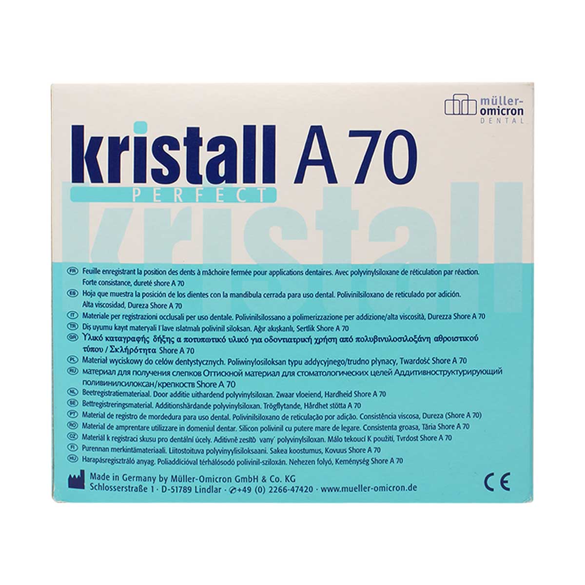 ثبت بایت 2 عددی مولر Kristal Perfect A70 - خرید و قیمت ثبت بایت ۲ عددی Kristal Perfect A70 - قیمت و خرید ماده ثبت بایت مولر Muller Omicron ثبت بایت 2 عددی مولر Kristal Perfect A70 - خرید و قیمت ثبت بایت ۲ عددی Kristal Perfect A70 - قیمت و خرید ماده ثبت بایت مولر Muller Omicron