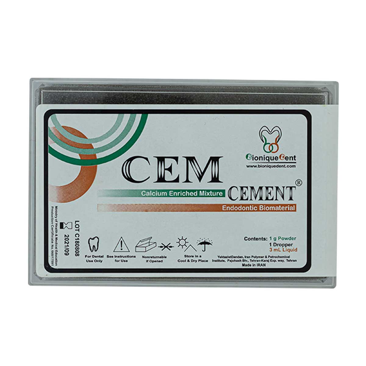 سم سمنت Bionique Dent - سم سمنت Bionique Dent CEM Cement - سم سمنت - CEM cement - Bionique Dent - تجهیزات دندانپزشکی دیجی سرنگ پلاس - دیجی سرنگ پلاس - دندال سم سمنت Bionique Dent - سم سمنت Bionique Dent CEM Cement - سم سمنت - CEM cement - Bionique Dent - تجهیزات دندانپزشکی دیجی سرنگ پلاس - دیجی سرنگ پلاس - دندال