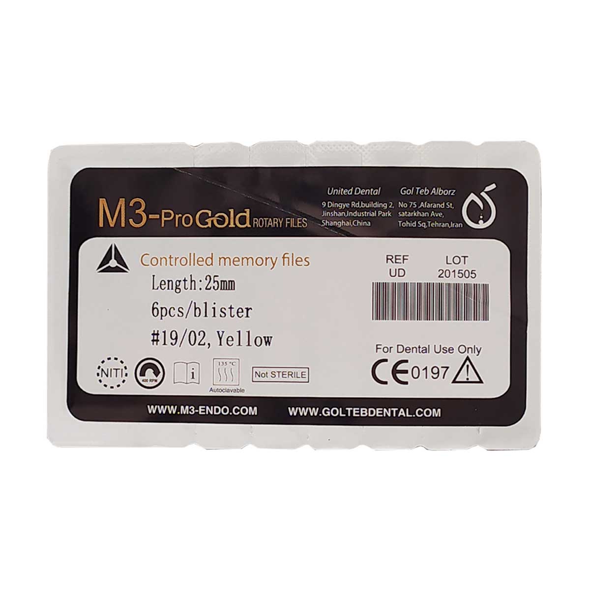 فایل روتاری 2% شش عددی M3 - خرید و قیمت فایل روتاری 2% شش عددی M3 - فروش فایل روتاری 2٪ برند M3 - خرید انواع فایل روتاری دندانپزشکی فایل روتاری 2% شش عددی M3 - خرید و قیمت فایل روتاری 2% شش عددی M3 - فروش فایل روتاری 2٪ برند M3 - خرید انواع فایل روتاری دندانپزشکی