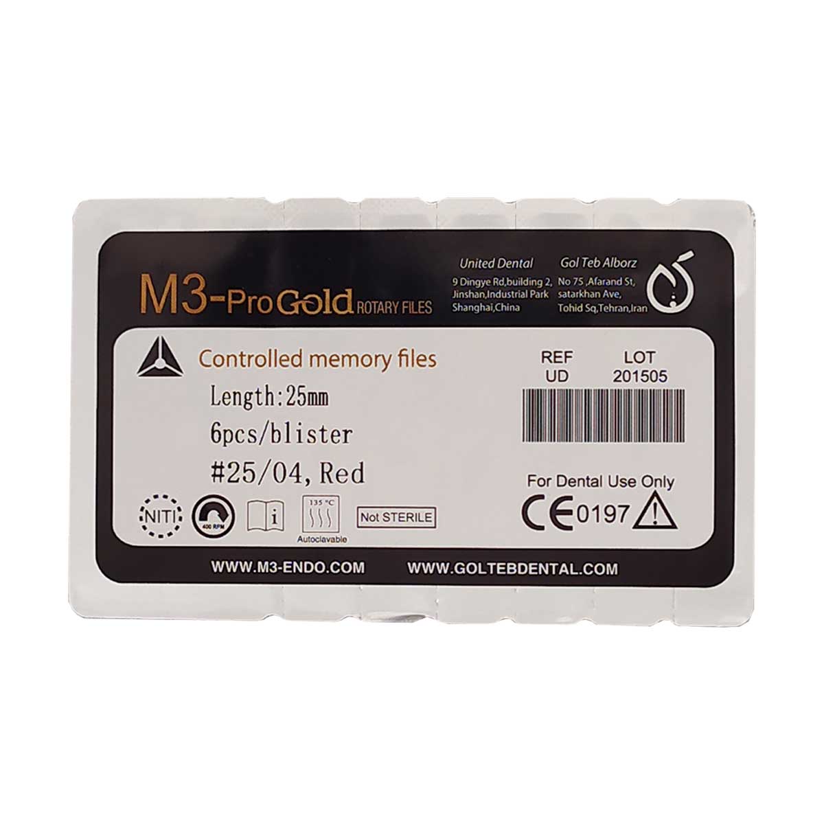 فایل روتاری 4٪ شش عددی M3 - خرید و قیمت فایل روتاری 4٪ برند M3 - فروش انواع فایل روتاری - تجهیزات دندانپزشکی دیجی سرنگ پلاس - دیجی سرنگ پلاس - دندال -دیجی سرنگ پلاس فایل روتاری 4٪ شش عددی M3 - خرید و قیمت فایل روتاری 4٪ برند M3 - فروش انواع فایل روتاری - تجهیزات دندانپزشکی دیجی سرنگ پلاس - دیجی سرنگ پلاس - دندال -دیجی سرنگ پلاس