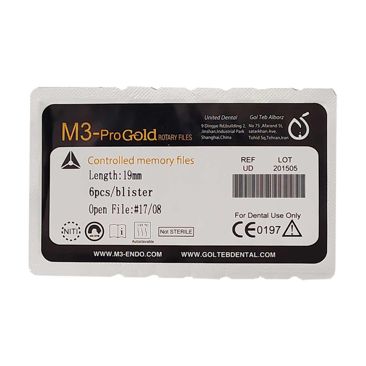 فایل روتاری 8٪ M3 Pro Gold Rotary File - خرید فایل روتاری 8٪ - خرید اینترنتی فایل روتاری - قیمت فایل روتاری M3 - فروش اینترنتی فایل روتاری فایل روتاری 8٪ M3 Pro Gold Rotary File - خرید فایل روتاری 8٪ - خرید اینترنتی فایل روتاری - قیمت فایل روتاری M3 - فروش اینترنتی فایل روتاری