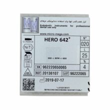 فایل روتاری هرو 4٪ شش عددی Micro Mega ، فایل روتاری 4% میکرو مگا 6 عددی 642 Hero سایز 25 ، فایل روتاری Micro Mega ، Hero 642 میکرومگا
