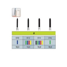 فرز الماسی مدل استوانه ای ته گرد توربین Jota - تجهیزات دندانپزشکی دیجی سرنگ پلاس
