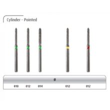 فرز الماسی مدل استوانه ای با نوک مورب توربین 5 عددی Dia Italy ?- اندودانتیکس - دندال