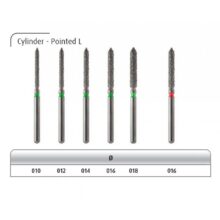 فرز الماسی مدل استوانه ای با نوک مورب توربین 5 عددی Dia Italy ?- فرز مخصوص توربین