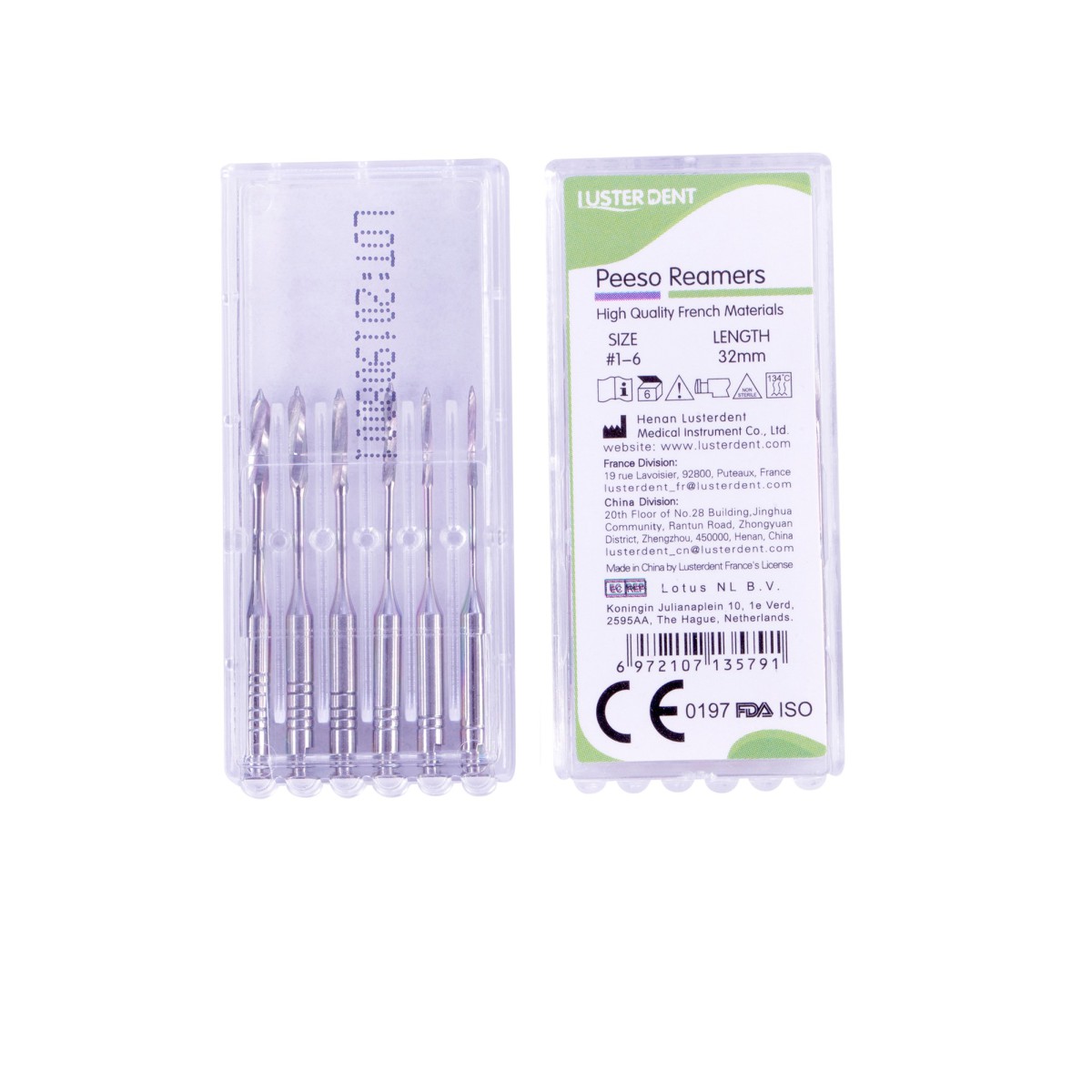 پیزوریمر طول 32 برند Lusterdent ، پیزوریمر برند لاستردنت با طول 32 میلیمتر ، خريد تجهيزات و لوازم اندودانتیکس ، خرید پیزوریمر Peeso Reamers پیزوریمر طول 32 برند Lusterdent ، پیزوریمر برند لاستردنت با طول 32 میلیمتر ، خريد تجهيزات و لوازم اندودانتیکس ، خرید پیزوریمر Peeso Reamers