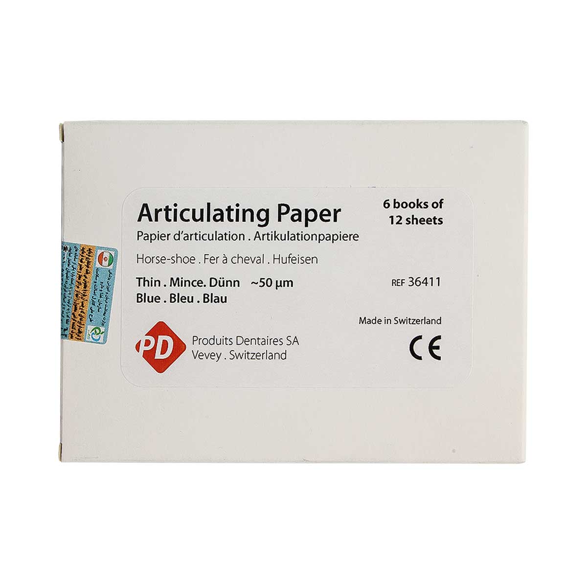 کاغذ آرتیکولاسیون نعل اسبی – Articulating Paper _61c6561f0d700.jpeg کاغذ آرتیکولاسیون نعل اسبی PD Dental ?- ابزار پروتز - کاغذ کپی دندانپزشکی - دیجی سرنگ پلاس