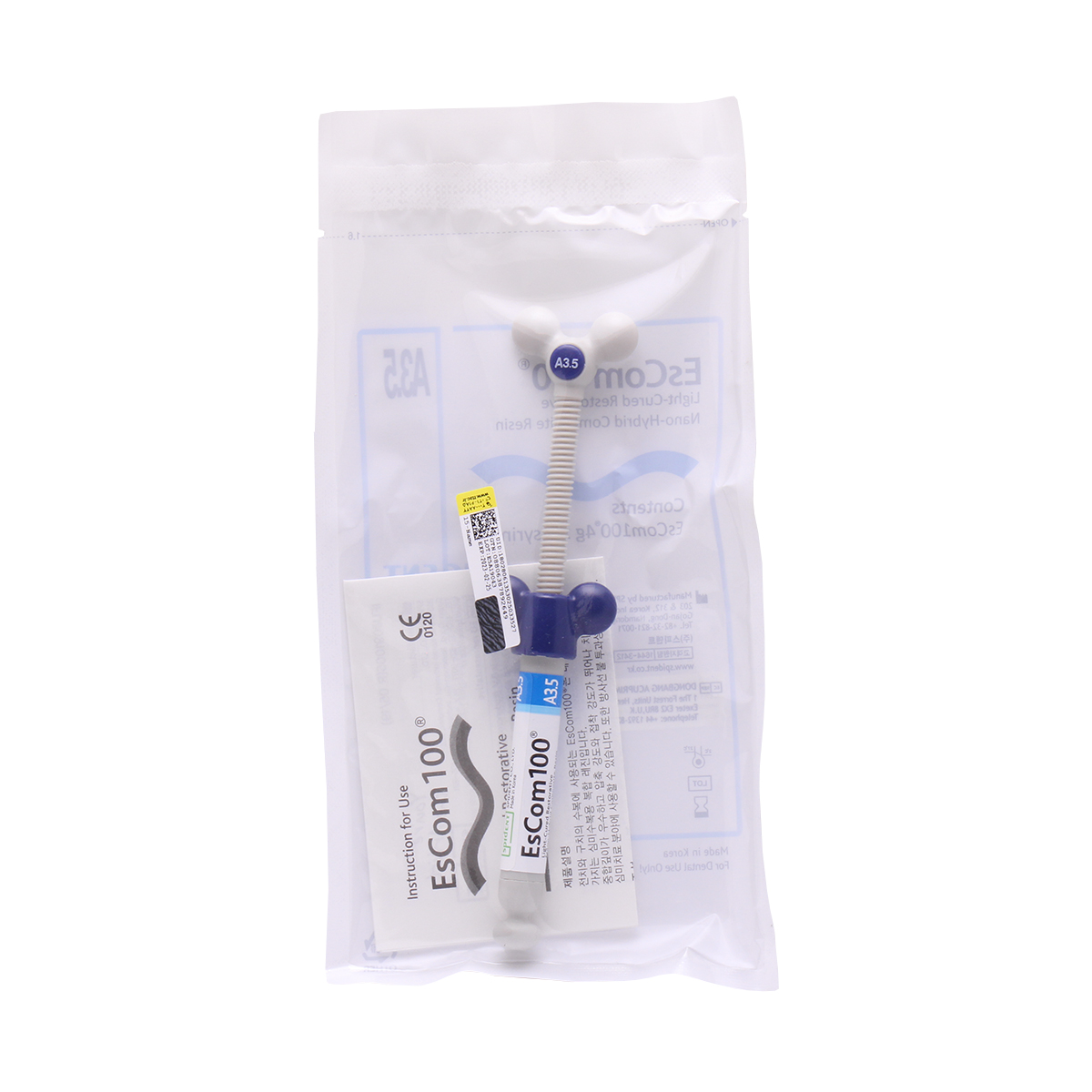 کامپوزیت لایت کیور نانو هیبرید تک عددی
EsCom 100 Light Cure Nano Hybrid Composite_638a33481101c.jpeg