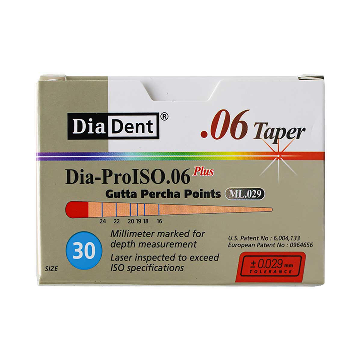 کن گوتا پرکا مدرج تیپر 6% Dia Dent - خرید کن گوتا پرکا مدرج تیپر 6 درصد دیادنت - فروشگاه تجهیزات دندانپزشکی دیجی سرنگ پلاس - قیمت کن گوتا پرکا کن گوتا پرکا مدرج تیپر 6% Dia Dent - خرید کن گوتا پرکا مدرج تیپر 6 درصد دیادنت - فروشگاه تجهیزات دندانپزشکی دیجی سرنگ پلاس - قیمت کن گوتا پرکا