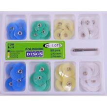 کیت دیسک پرداخت مرکزدار 80 عددی 4 رنگ TorVM - کیت دیسک پرداخت مرکزدار 40 عددی 14 میل TorVM - تجهیزات دندانپزشکی دیجی سرنگ پلاس