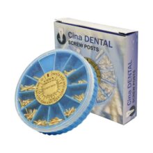 کیت پین داخل کانال طلایی 240 عددی Cina - پین داخل کانال تیتانیومی 12 عددی - فروشگاه تجهیزات دندانپزشکی دیجی سرنگ پلاس - ابزار مطب