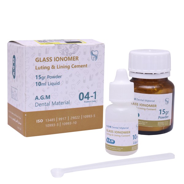 گلاس آینومر لوتینگ و لاینینگ
Glass Ionomer Luting & Lining Cement تاریخ انقضا: 14/04/2025_628ca83018333.jpeg گلاس آینومر لوتینگ و لاینینگ A.G.M - فروشگاه تجهیزات دندانپزشکی دیجی سرنگ پلاس - گلاس آینومر لایت کیور - لیست قیمت های تجهیزات دندانپزشکی