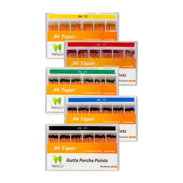 کن گوتا پرکا 4% Dent Plus - کن گوتا پرکا ۲٪ Gutta percha points - کن گوتا پرکا 4% دنت پلاس - خرید کن گوتا پرکا - قیمت کن گوتا پرکا - دیجی سرنگ پلاس گوتا پرکا - Gutta Percha Points - کن گوتا پرکا ۲٪ Gutta percha points - خرید وسایل دندانپزشکی - مواد و وسایل دندانپزشکی