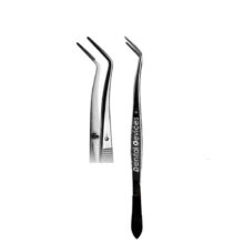 پنس دوخم معاینه پیشرو - تجهیزات دندانپزشکی, ابزار دندانپزشکی, پنس, پنس استوپر دار, پنس معاینه